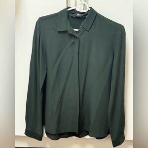 & Other Stories Dark Green Button Down Shirt